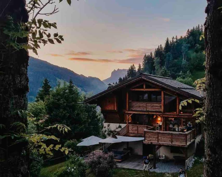 Superbe Chalet Les Contamines-Montjoie Esterno foto