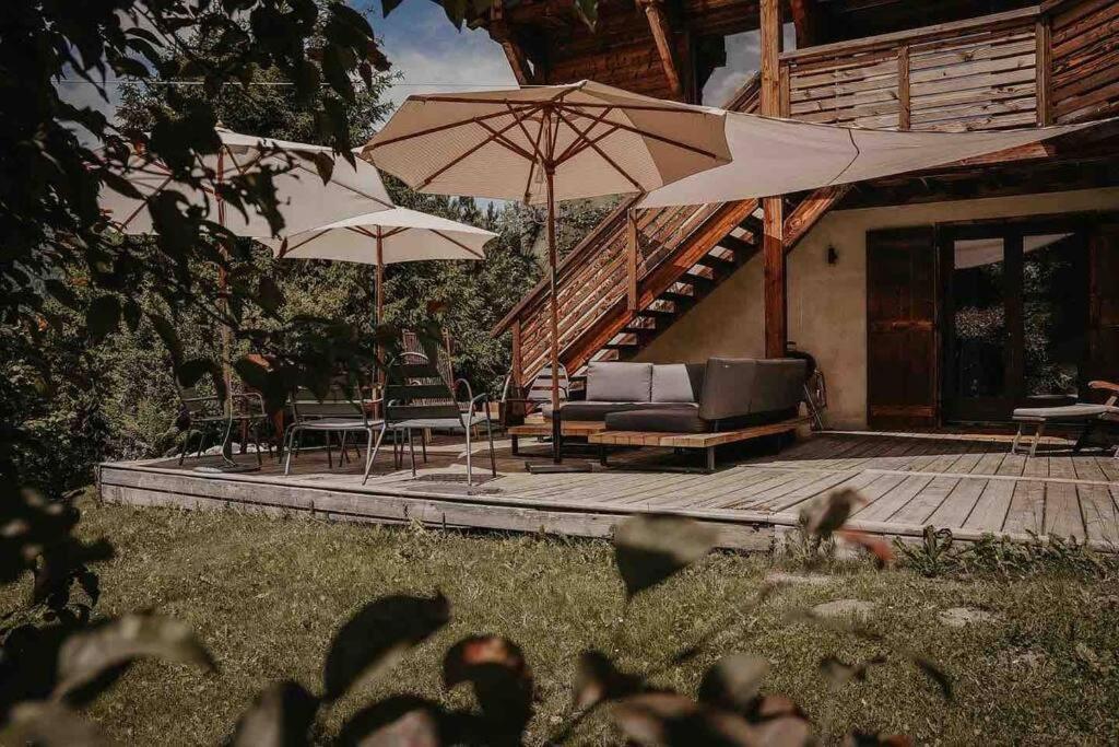 Superbe Chalet Les Contamines-Montjoie Esterno foto