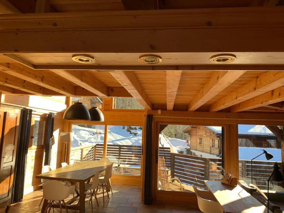 Superbe Chalet Les Contamines-Montjoie Esterno foto